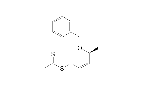 (Z)-(S)-2-Methyl-4-phenylmethoxy-2-pentenyl ethanedithioate