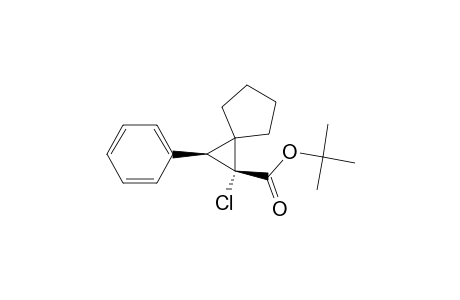 Spiro[2.4]heptane-1-carboxylic acid, 1-chloro-2-phenyl-, 1,1-dimethylethyl ester, cis-
