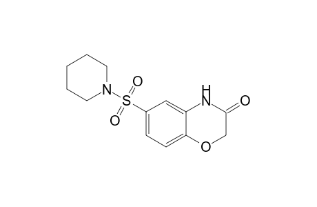 4H-Benzo[1,4]oxazin-3-one, 6-(piperidine-1-sulfonyl)-