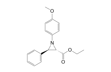 Ethyl trans-1-(p-methoxyphenyl)-3-phenylaziridine-2-carboxylate