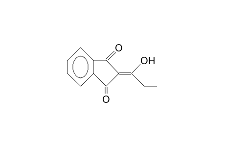 1H-Indene-1,3(2H)-dione, 2-(1-hydroxypropylidene)-