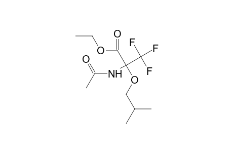 Ethyl 2-acetamido-3,3,3-trifluoro-2-isobutoxypropionate