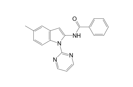 N-[5-Methyl-1-(pyrimidin-2-yl)-1H-indol-2-yl]benzamide