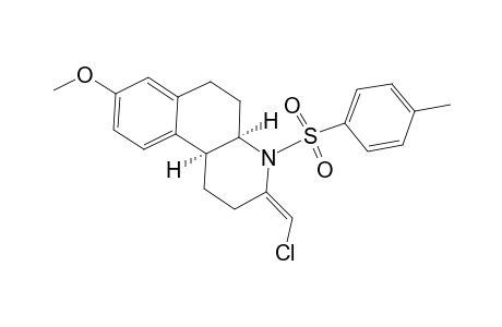 Benzo[f]quinoline, 3-(chloromethylene)-1,2,3,4,4a,5,6,10b-octahydro-8-methoxy-4-[(4-methylphenyl)sulfonyl]-, (3E,4a.alpha.,10b.alpha.)-