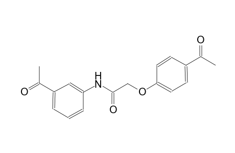2-(4-acetylphenoxy)-N-(3-acetylphenyl)acetamide