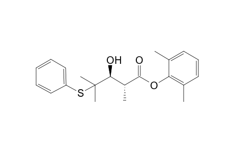 (2R,3S)-2,6-Dimethylphenyl 3-hydroxy-2,4-dimethyl-4-(phenylsulfanyl)pentanoate