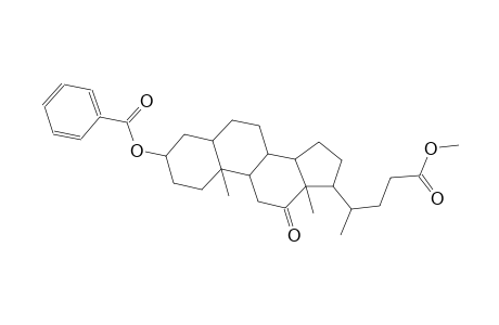 cholan-24-oic acid, 3-(benzoyloxy)-12-oxo-, methyl ester, (3alpha)-