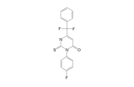 6-(DIFLUOROMETHYLPHENYL)-3-(4-FLUOROPHENYL)-2-TIOXO-2,3-DIHYDROPYRIMIDIN-4-ONE