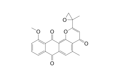 11-METHOXY-5-METHYL-2-(2-METHYLOXIRAN-2-YL)-1H-NAPHTHO-[2,3-H]-CHROMENE-4,7,12-TRIONE