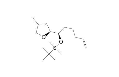 tert-Butyl-dimethyl-[(1R)-1-[(2S)-4-methyl-2,5-dihydrofuran-2-yl]hex-5-enoxy]silane