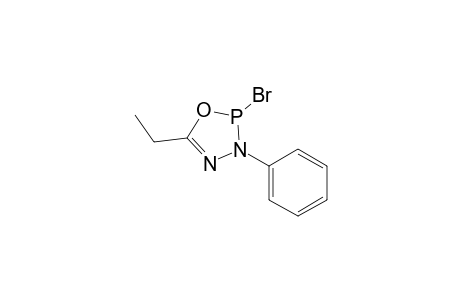 2-Bromo-3-phenyl-6-ethyl-2,3-dihydro-1,3,4,2-oxadiazaphosphole