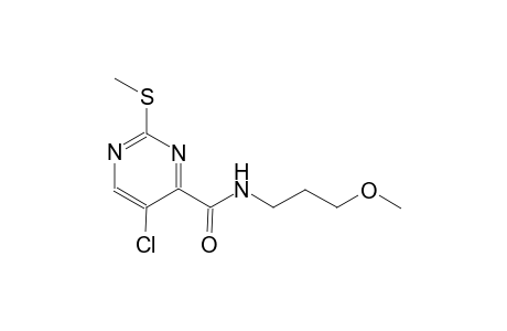 4-pyrimidinecarboxamide, 5-chloro-N-(3-methoxypropyl)-2-(methylthio)-