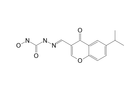 1-[3-(6-ISOPROPYL-4-OXO-4H-1-BENZOPYRAN)-METHYLENE]-4-HYDROXYSEMICARBAZIDE