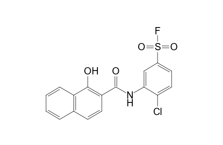 2'-chloro-5'-(fluorosulfonyl)-1-hydroxy-2-naphthanilide