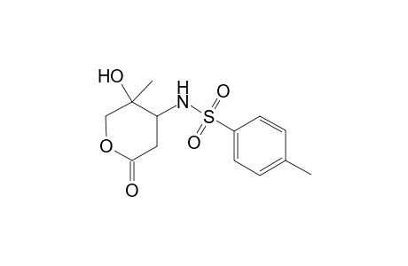 DL-erythro-Pentonic acid, 2,3-dideoxy-4-C-methyl-3-[[(4-methylphenyl)sulfonyl]amino]-, .delta.-lactone