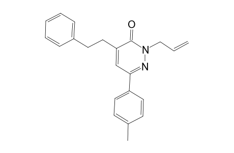 2-Allyl-6-(4-methylphenyl)-4-(2-phenylethyl)pyridazin-3-one