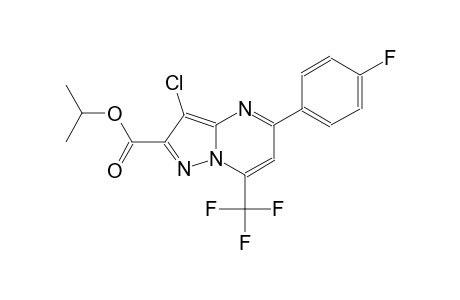 isopropyl 3-chloro-5-(4-fluorophenyl)-7-(trifluoromethyl)pyrazolo[1,5-a]pyrimidine-2-carboxylate