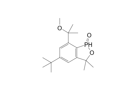 5-t-Butyl-3,3-dimethyl-7-(1-methoxy-1-methylethyl)-2-oxa-1-phosphaindan 1-oxide