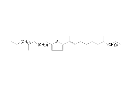 2-[2'-(8-METHYLPENTADECEN-2-YL)]-5-(6-METHYLTRIDECYL)THIOPHENE