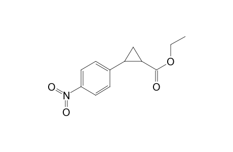 Cyclopropanecarboxylic acid, 2-(4-nitrophenyl)-, ethyl ester