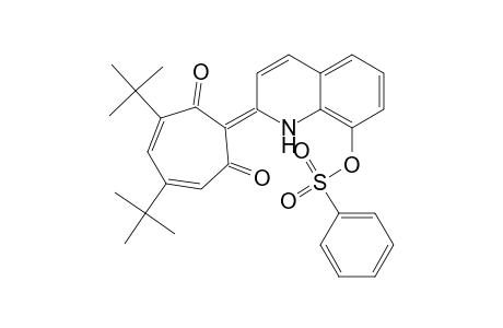 (2E)-4,6-Di(tert-butyl)-2-(8-phenylsulfonyloxyquinolin-2(1H)-ylidene)cyclohepta-4,6-diene-1,3-dione