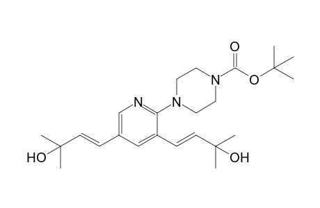 t-Butyl 4-(3,5-bis(E)-(3-hydroxy-3-methylbut-1-enyl)pyridin-2-yl)piperazine-1-carboxylate