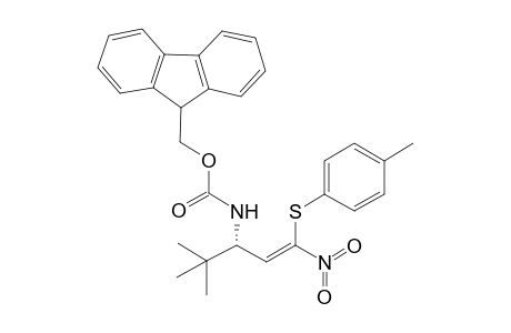 4,4-Dimethyl-1-(tolylthio)-3-(N-fluoren-9-ylmethoxycarbonyl)-1-nitropentene