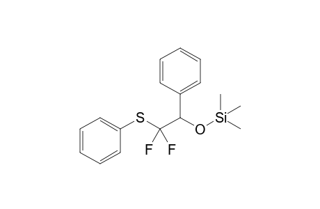 2,2-Difluoro-1-phenyl-2-phenylsulfanyl-1-trimethylsiloxyethane