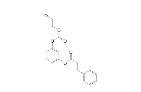 1,3-Benzenediol, o-(2-methoxyethoxycarbonyl)-o'-(3-phenylpropionyl)-