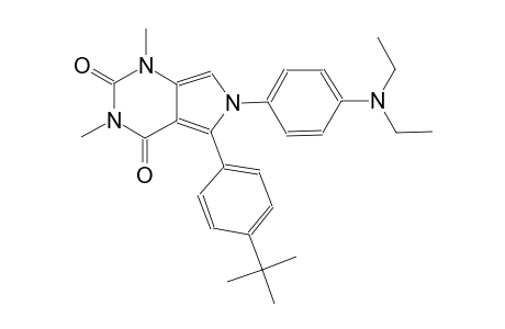 5-(4-tert-butylphenyl)-6-[4-(diethylamino)phenyl]-1,3-dimethyl-1H-pyrrolo[3,4-d]pyrimidine-2,4(3H,6H)-dione