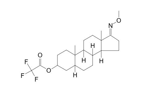 Etiocholan-3.alpha.-ol-17-one, trifluoroacetate, o-methyloxime