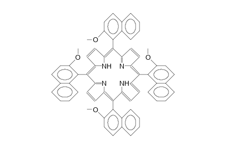 meso-Tetra(2-methoxy-1-naphthyl)-porphyrin