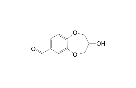 3,4-Dihydro-3-hydroxy-2H-1,5-benzodioxepine-7-carboxaldehdye