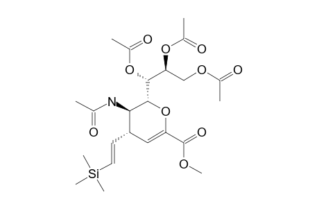 METHYL-5-ACETAMIDO-7,8,9-TRI-O-ACETYL-2,6-ANHYDRO-3,4,5-TRIDEOXY-4-C-[(E)-2-(TRIMETHYLSILYL)-ETHENYL]-D-GLYCERO-D-GALACTO-NON-2-ENONATE