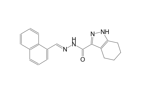 1H-indazole-3-carboxylic acid, 4,5,6,7-tetrahydro-, 2-[(E)-1-naphthalenylmethylidene]hydrazide