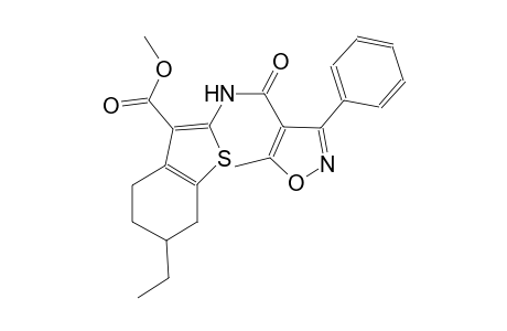 methyl 6-ethyl-2-{[(5-methyl-3-phenyl-4-isoxazolyl)carbonyl]amino}-4,5,6,7-tetrahydro-1-benzothiophene-3-carboxylate
