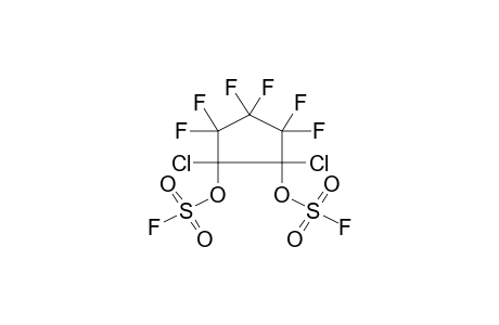 1,2-DICHLORO-1,2-BIS(FLUOROSULPHATO)HEXAFLUOROCYCLOPENTANE