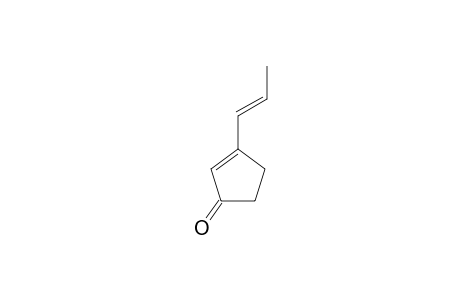 3-[(E)-1-PROPENYL]-2-CYCLOPENTENONE