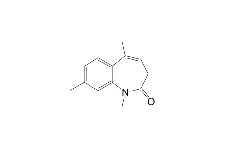 1,5,8-trimethyl-1H-1-benzazepin-2(3H)-one