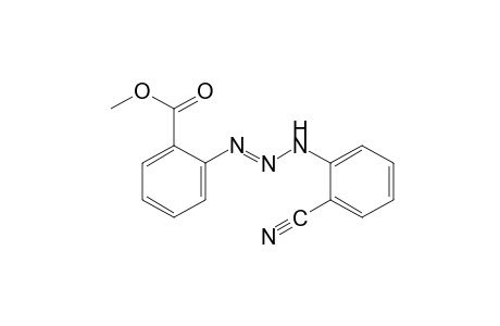o-[3-(o-cyanophenyl)-1-triazeno]benzoic acid, methyl ester