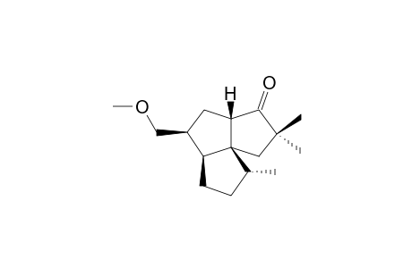 3,3,ANTI-11-TRIMETHYL-7-METHOXYMETHYL-TRICYCLO-[6.3.0.0(1,5)]-UNDECAN-4-ONE