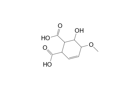 3-Cyclohexene-1,2-dicarboxylic acid, 6-hydroxy-5-methoxy-, (1.alpha.,2.beta.,5.beta.,6.alpha.)-
