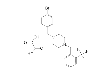 1-(4-bromobenzyl)-4-[2-(trifluoromethyl)benzyl]piperazine oxalate