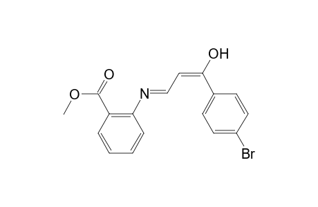 2-[3-(4-Bromo-phenyl)-3-hydroxy-allylideneamino]-benzoic acid methyl ester