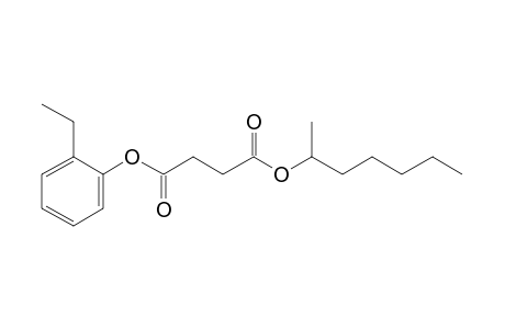 Succinic acid, hept-2-yl 2-ethylphenyl ester