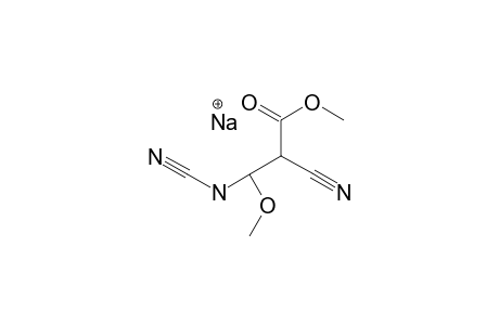 METHYL-2-CYANO-3-(CYANOAMINO)-3-METHOXYACRYLATE-SODIUM-SALT