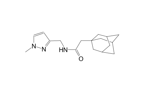 2-(1-adamantyl)-N-[(1-methyl-1H-pyrazol-3-yl)methyl]acetamide