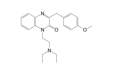 1-[2-(diethylamino)ethyl]-3-(p-methoxybenzyl)-2-(1H)-quinoxalinone