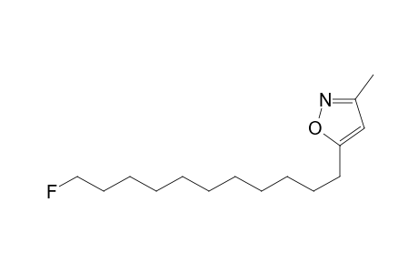 5-(11-Fluoroundecyl)-3-methylisoxazole