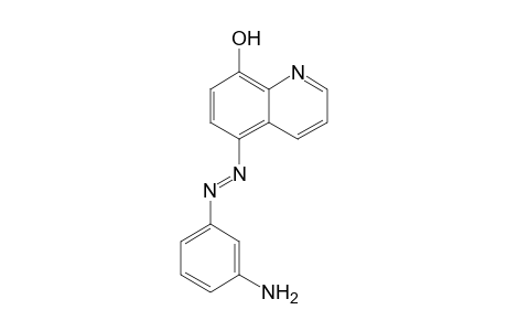 5-((3-aminophenyl)diazenyl)quinolin-8-ol